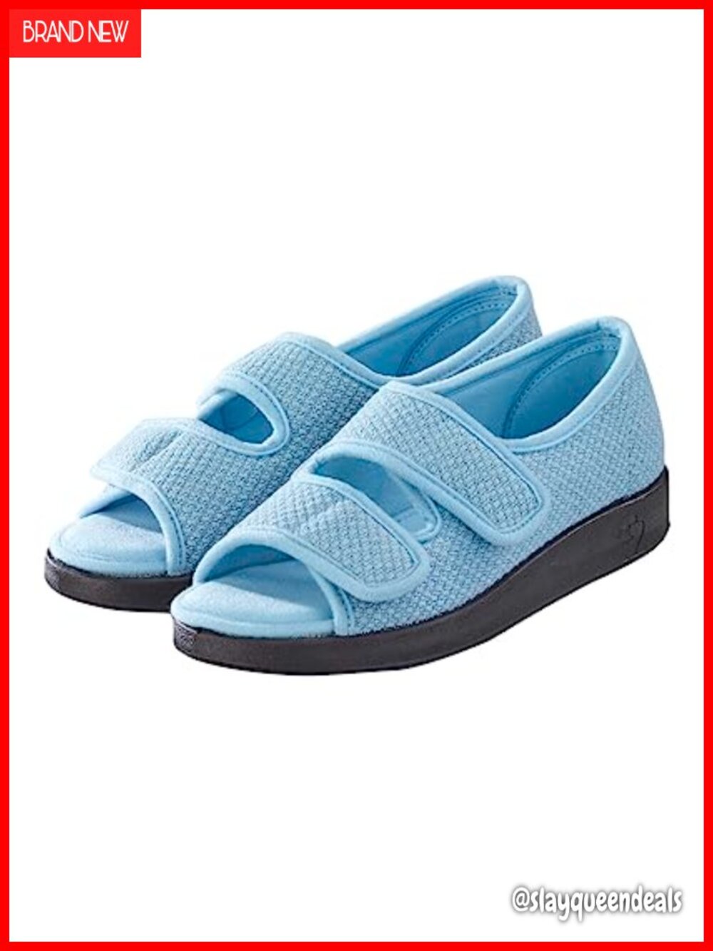 Adaptive Easy Close Sandals Adjustable Wide Fit Slip Resistant Slippers